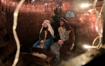 Hartverwarmende levende kerststal